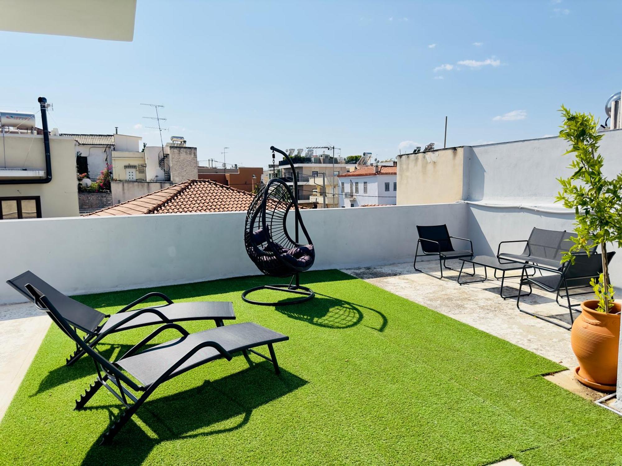 Yuna Penthouse, 100Sqm Private Rooftop Terrasse, Acropolis By Foot Athens Exterior photo